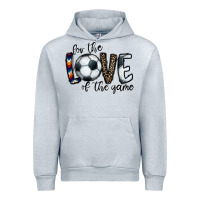 Heather Grey for the love of the game socer Urban Hoodie - CowhideDigitalArt