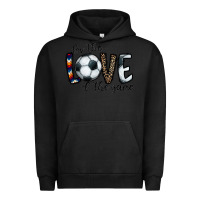 Pigment Black for the love of the game socer Urban Hoodie - CowhideDigitalArt