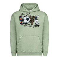 Pigment Oil Green for the love of the game socer Urban Hoodie - CowhideDigitalArt
