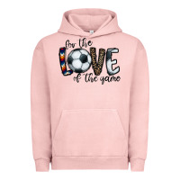 Pigment Salmon for the love of the game socer Urban Hoodie - CowhideDigitalArt