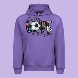 For The Love Of The Game Socer Urban Hoodie Designed By Cowhidedigitalart