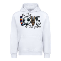 White for the love of the game socer Urban Hoodie - CowhideDigitalArt