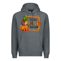 Rock hello pumpkin season Premium Hoodie - RacoonDesign