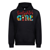 Black firefighter son girl Urban Hoodie - HRA Design Shop