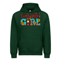 Forest Green firefighter son girl Urban Hoodie - HRA Design Shop