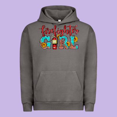 Firefighter Son Girl Urban Hoodie Designed By Hra Design Shop