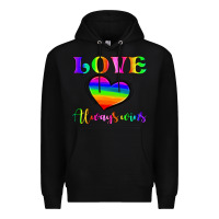 Black love always wins Premium Hoodie - HRA Design Shop