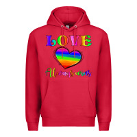 Cardinal love always wins Premium Hoodie - HRA Design Shop