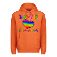 Carrot love always wins Premium Hoodie - HRA Design Shop