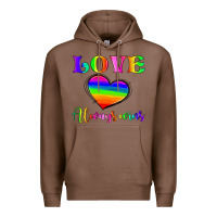 Chestnut love always wins Premium Hoodie - HRA Design Shop