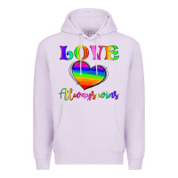 Lilac love always wins Premium Hoodie - HRA Design Shop