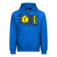 Cobalt for the love of the game softball Urban Hoodie - CowhideDigitalArt