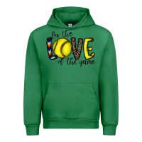 Emerald for the love of the game softball Urban Hoodie - CowhideDigitalArt