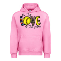 Fuchsia Pink for the love of the game softball Urban Hoodie - CowhideDigitalArt