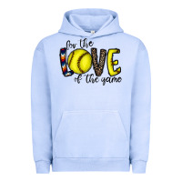 Pigment Grape Ice for the love of the game softball Urban Hoodie - CowhideDigitalArt