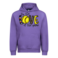 Tulip for the love of the game softball Urban Hoodie - CowhideDigitalArt
