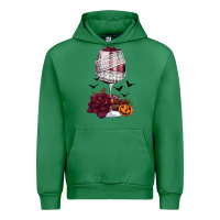 Emerald halloween roses wine Urban Hoodie - FaDigitalArtStudio