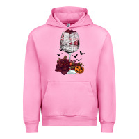 Fuchsia Pink halloween roses wine Urban Hoodie - FaDigitalArtStudio