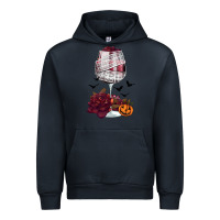 Navy halloween roses wine Urban Hoodie - FaDigitalArtStudio
