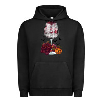 Pigment Black halloween roses wine Urban Hoodie - FaDigitalArtStudio
