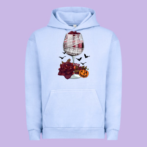 Halloween Roses Wine Urban Hoodie Designed By Fadigitalartstudio