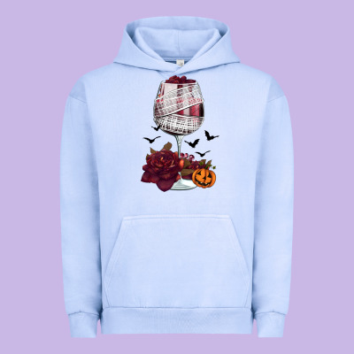 Halloween Roses Wine Urban Hoodie Designed By Fadigitalartstudio