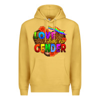 Antique Gold love has no gender Premium Hoodie - HRA Design Shop