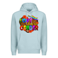 Blue Mist love has no gender Premium Hoodie - HRA Design Shop