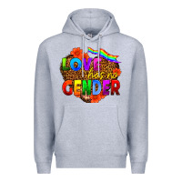 Heather Grey love has no gender Premium Hoodie - HRA Design Shop
