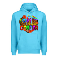 Ocean Blue love has no gender Premium Hoodie - HRA Design Shop