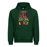 Foreset Green happy hallothankmas Urban Hoodie - FaDigitalArtStudio
