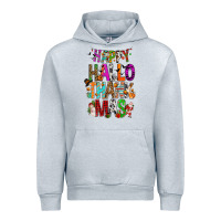 Heather Grey happy hallothankmas Urban Hoodie - FaDigitalArtStudio