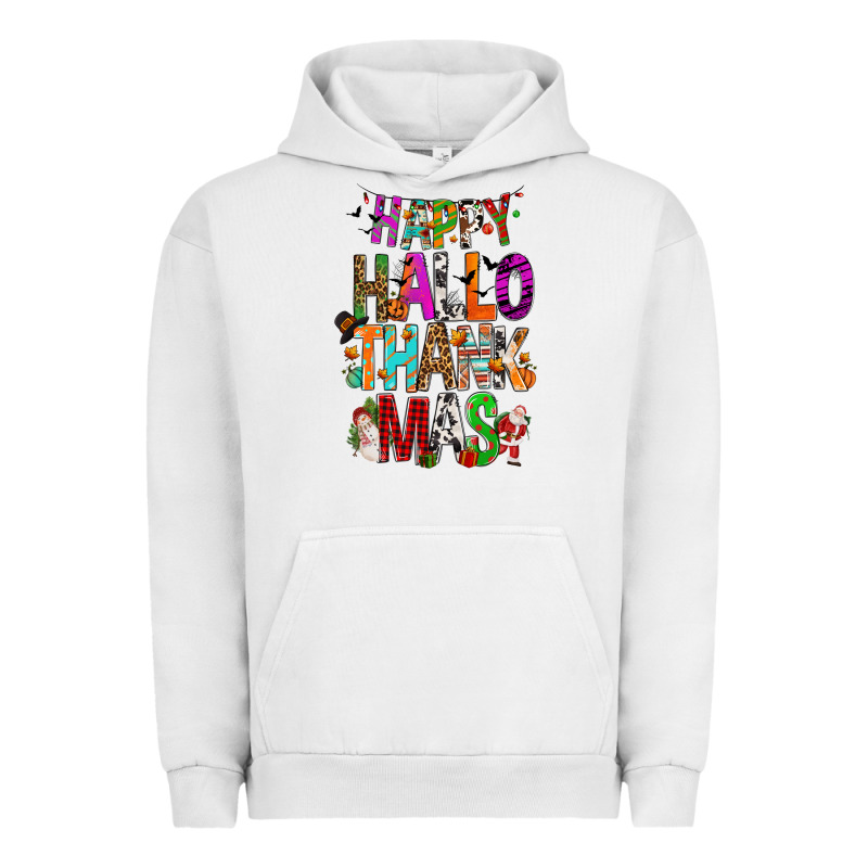 Happy Hallothankmas Urban Hoodie by FaDigitalArtStudio | Teevron