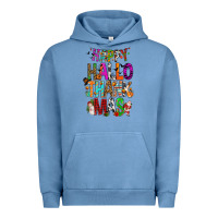 Pigment Pebble Blue happy hallothankmas Urban Hoodie - FaDigitalArtStudio