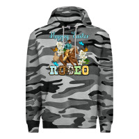 Slate Camo Happy Easter rodeo Premium Hoodie - OliviaCreatesArt