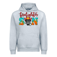 Heather Grey firefighter son boy Urban Hoodie - HRA Design Shop