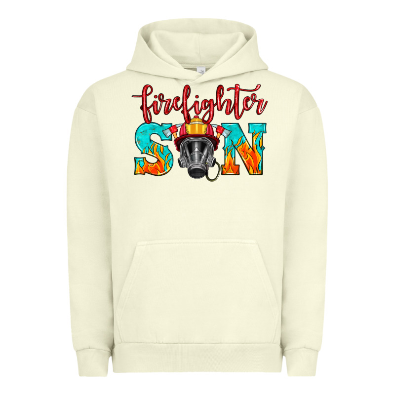 Firefighter Son Boy Urban Hoodie by HRA Design Shop | Teevron