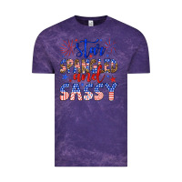 Cloud Purple star spangled and sassy Vintage Tee - Artiststas