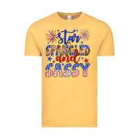 Vintage Mustard star spangled and sassy Vintage Tee - Artiststas