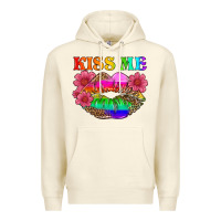 Sandshell lgbtq kiss me Premium Hoodie - HRA Design Shop
