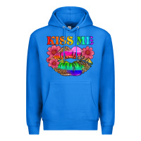True Royal lgbtq kiss me Premium Hoodie - HRA Design Shop