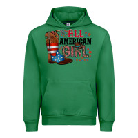 Emerald all american girl Urban Hoodie - RacoonDesign