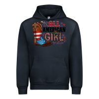 Navy all american girl Urban Hoodie - RacoonDesign