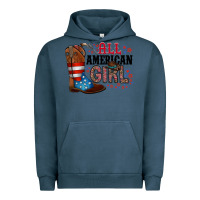 Pigment Midnight Navy all american girl Urban Hoodie - RacoonDesign