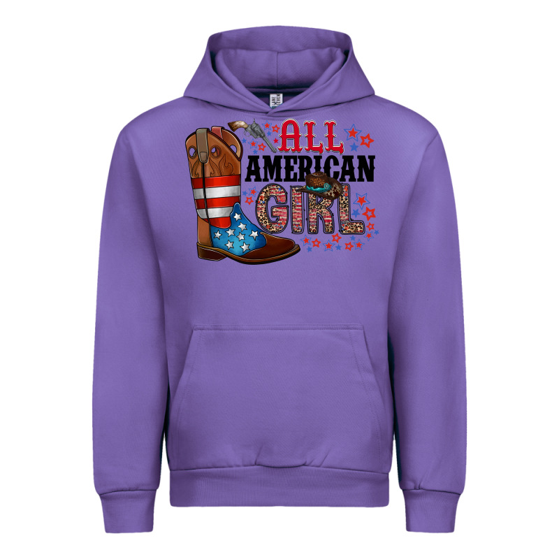All American Girl Urban Hoodie by RacoonDesign | Teevron