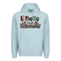 Blue Mist la mama mas chingona Premium Hoodie - CowhideDigitalArt