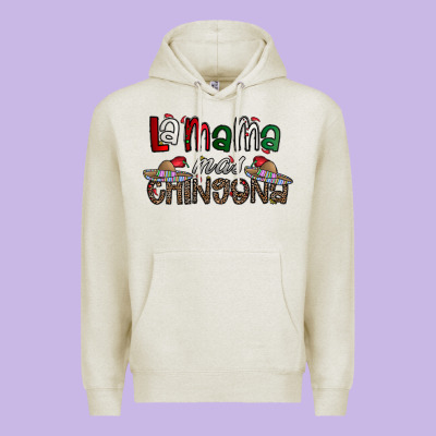La Mama Mas Chingona Premium Hoodie Designed By Cowhidedigitalart