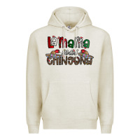 Oatmeal Heather la mama mas chingona Premium Hoodie - CowhideDigitalArt