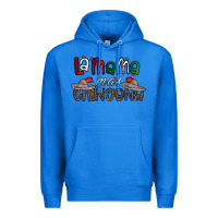 True Royal la mama mas chingona Premium Hoodie - CowhideDigitalArt