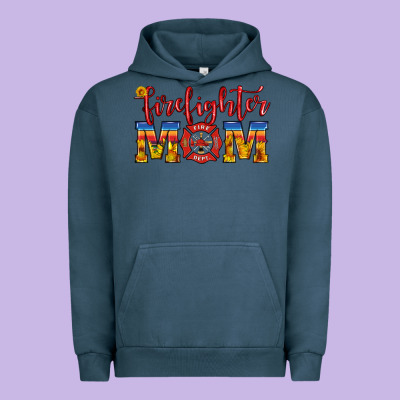 Firefighter Mom Urban Hoodie Designed By Hra Design Shop